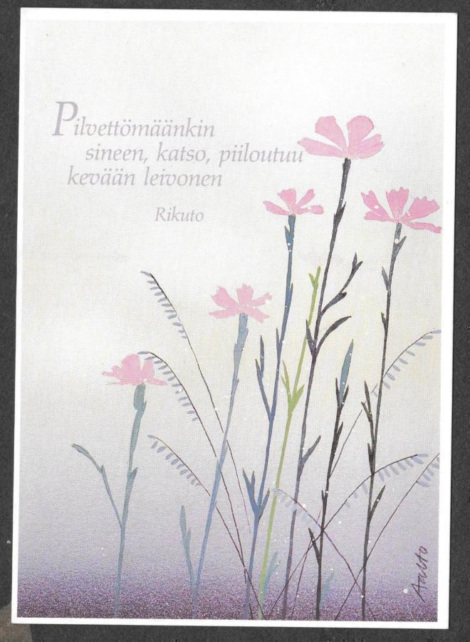 Jaana Aalto - runo, kukkia