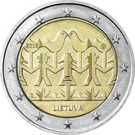 ** LIETTUA 2€ 2018 Laulu- ja tanssifestivaalit pillerissä **