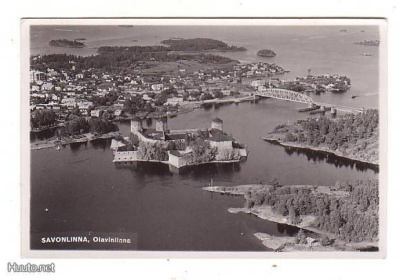 SAVONLINNA: Linna ja Kyrönsalmen silta (Karhumäki n:o 951)