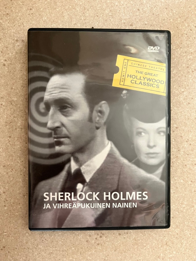 Sherlock Holmes ja vihreäpukuinen nainen DVD