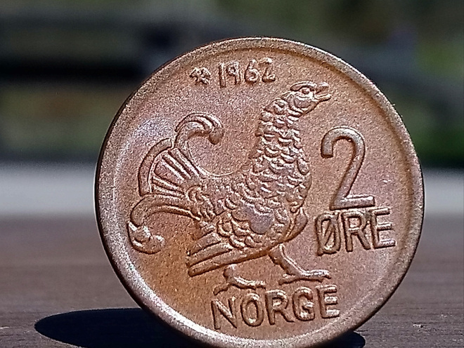 Norja 2 Ore 1962. Halkaisija - 19 mm.