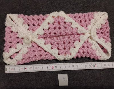 Alina´s Handmade kosteuspyyhepussille suojus vaaleanpunainen