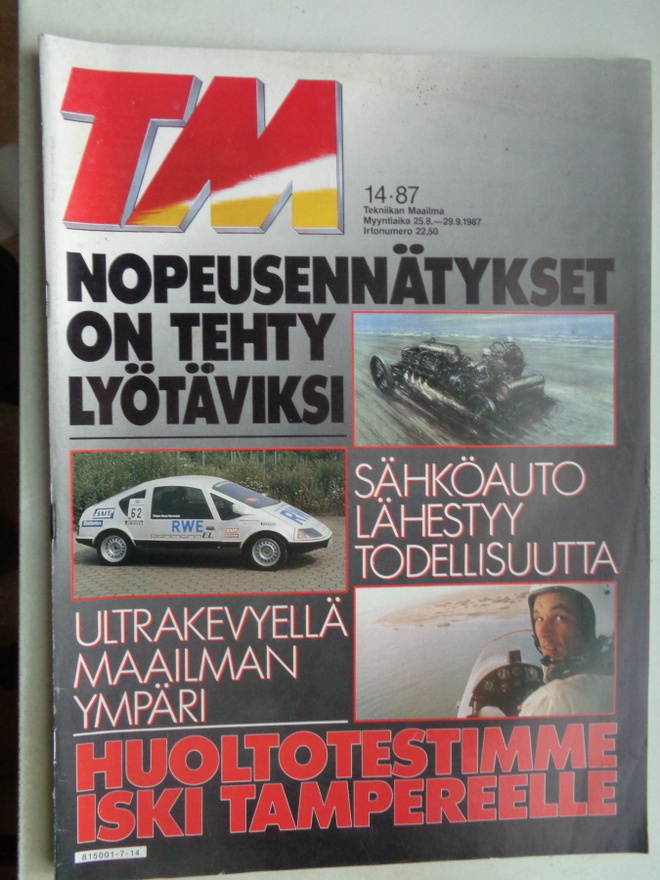 Tekniikan Maailma Nro 14/1987 (27.8)