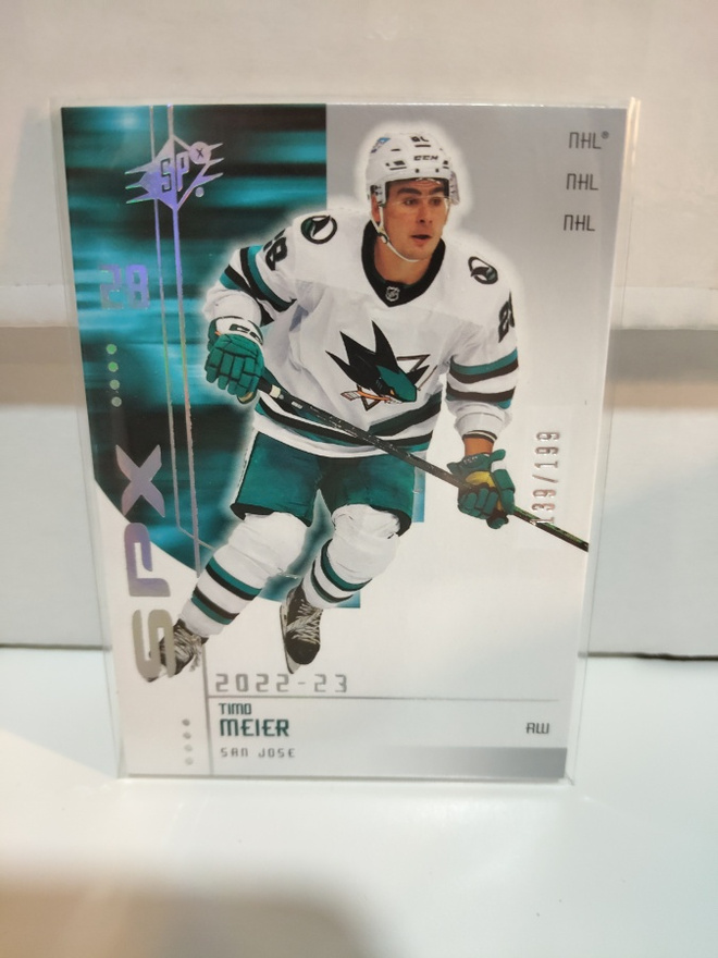 2022-23 SPx - 2002-03 SPx Retro #R-31 Timo Meier 139/199