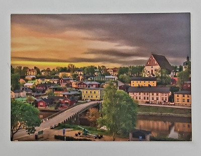 "PORVOO"-KULKEMATON POSTIKORTTI