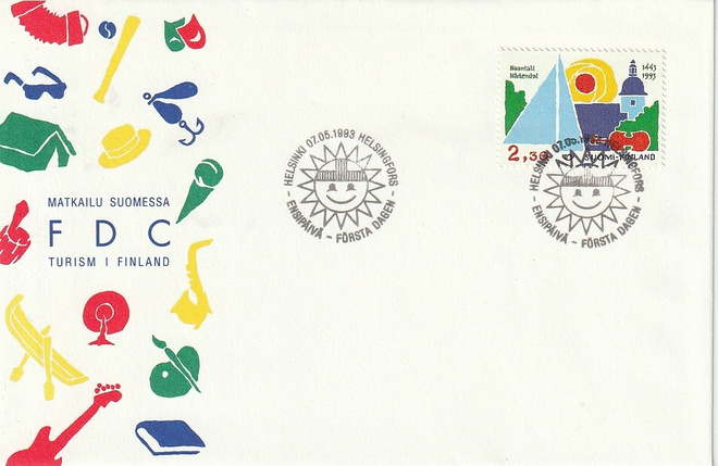 1993 2.30mk Pohjola-merkin FDC-kirje