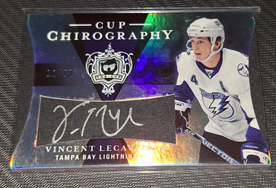 2007-08 The Cup Chirography Auto #/50 Vincent Lecavalier #CC