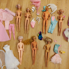 7kpl nukkeja + vaatteita (Barbie yms., 80-luku) - pikkukuva 4