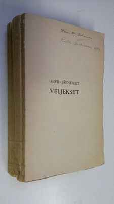 Arvid Järnefelt : Veljekset 1-3 (kaksi kirjaa)