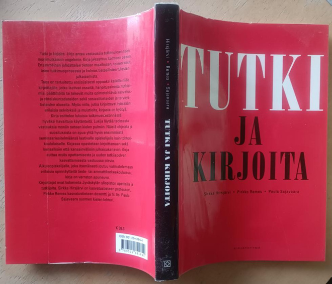 Sirkka Hirsjärvi ym.: Tutki ja kirjoita