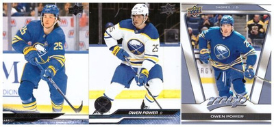 3 x OWEN POWER Buffalo Sabres