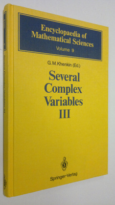 G.M. Khenkin : Several Complex Variables 3 : geometric fu...
