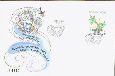 1993 kukka filatelialle FDC