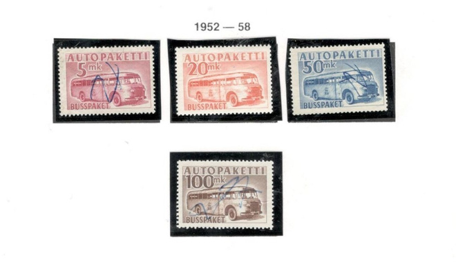 v. 1952-58  Autopaketti-sarja