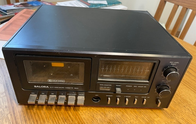 SALORA HIFI 6300 c-kasettisoitin (musta)