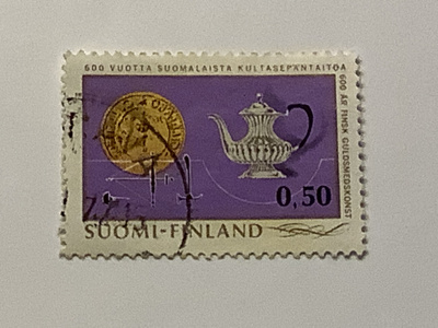 696 / 1971 Kultaseppätaito o leimattu