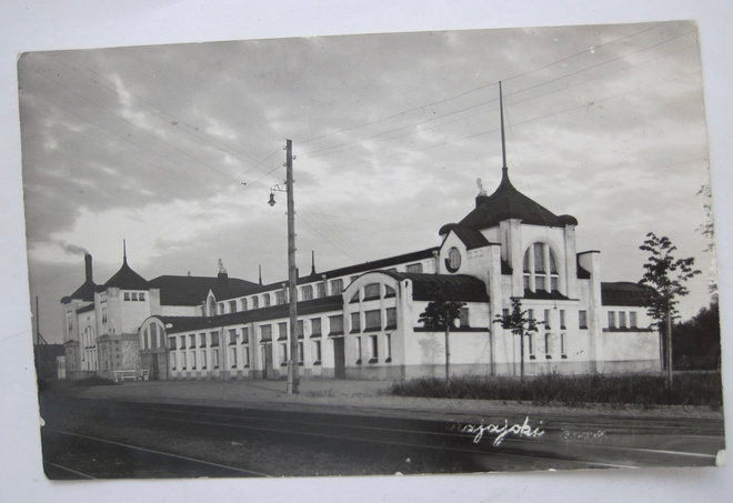VANHA Postikortti Rajajoki Rautatie Asema 1920-l