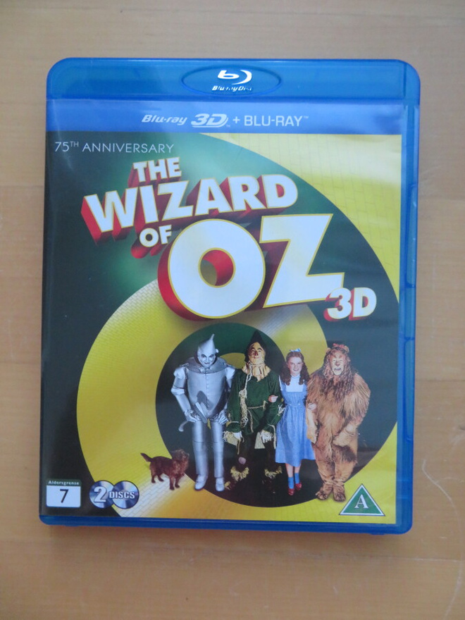 THE WIZARD OF OZ . 3D BLU RAY + BLU RAY
