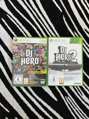 DJ Hero ja DJ Hero 2 Xbox360 pelit