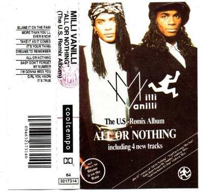 Milli Vanilli All or nothing c-kasetti