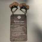 FINNISH DESIGN. METSÄN LUMO - KORVAKORUT.  reindeer leather. - pikkukuva 2