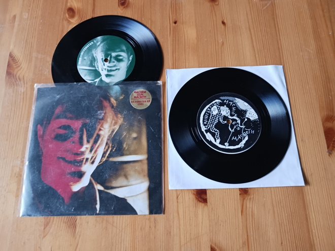 Machine Gun Macbeth 7" + ep 7" 1989 + 1991 Indie Rock
