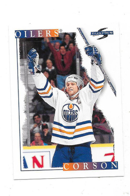 1995-96 Score #245 Shayne Corson , Edmonton Oilers