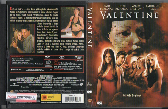 Valentine	(57 660)	k	-FI-	snapcase,	DVD		denise richards	200