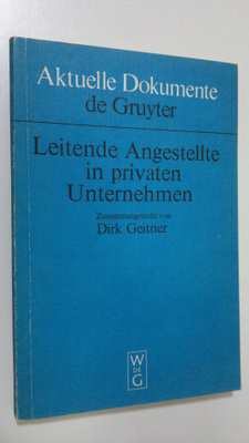 Dirk Geitner : Aktuelle Dokumente : Leitende Angestellte ...
