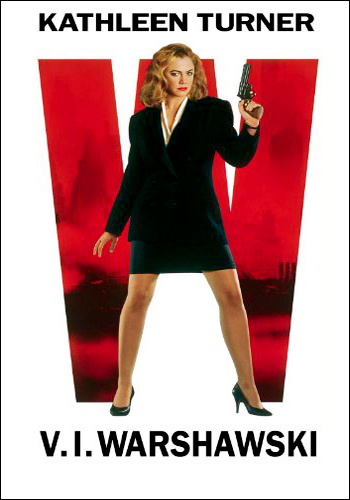 V. I. Warshawski -piikkikoroissa 1991 Kathleen Turner -SUOMI