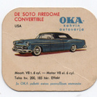 Kahvilappu OKA-Kahvin Autosarja DE SOTO FIREDOME CONVERTIBLE - pikkukuva 1