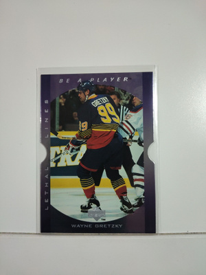 1995-96 UD Be a Player Lethal Lines #LL2 Wayne Gretzky