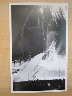 VANHA Postikortti Lahti 1950-l Alkup. Mallikappale
