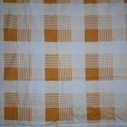 1kpl keltavalkoinen puuvilla verho 150x189cm - pikkukuva 2