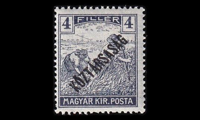 Unkari 225 ** Viikatemies 4 f pp (1918)