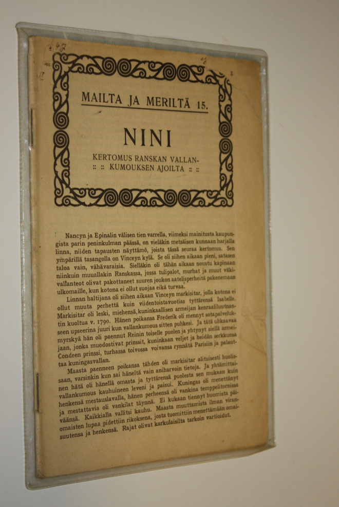 Nini : kertomus Ranskan vallankumouksen ajoilta