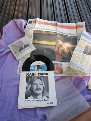 Kari Tapio – Shang-A-Lang / Gee Baby + lehtileikkeet
