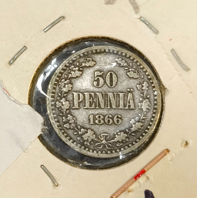 50 penniä v. 1866