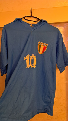 Italia Totti 10 jalkapallopaita koko L sininen
