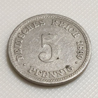 Saksa 5 Pfennig 1899D - pikkukuva 3