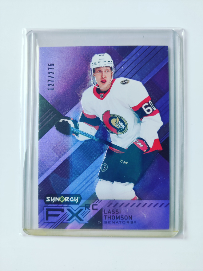 Lassi Thomson 21-22 Synergy FX Rookie Purple /275
