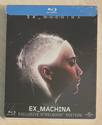 Alex Garland: EX MACHINA (2014) Limited Steelbook (UUSI)
