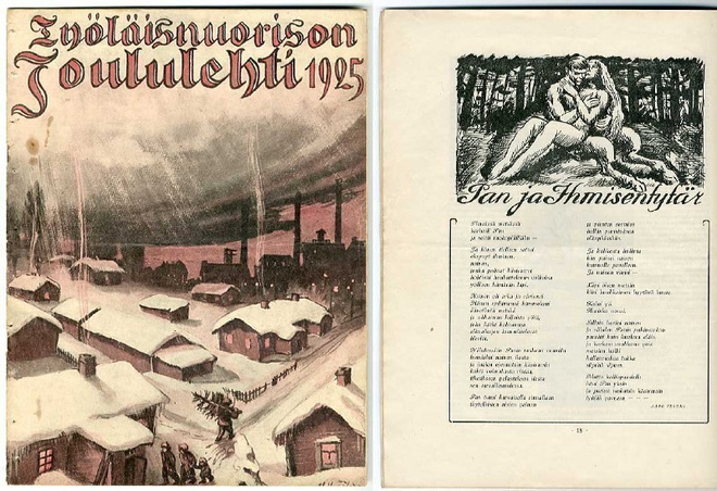 Työläisnuorison joululehti 1925 (mm. Kailas)