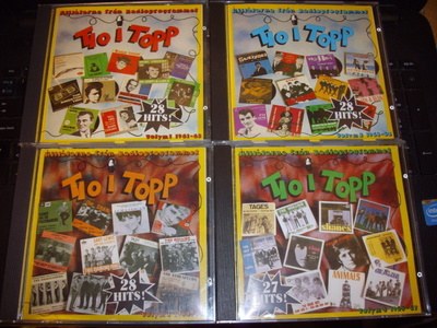 4 kpl CD sarja osat 1-4 TIO I TOPP ( 1988 EMI SVENSKA AB )