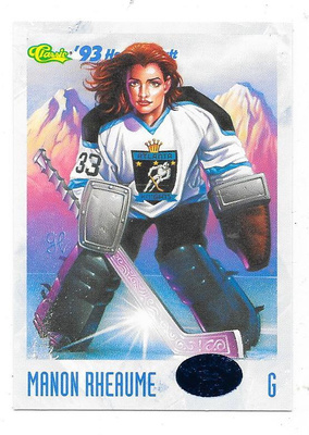 1993 Classic #112 Manon Rheaume , Atlanta Knights MV