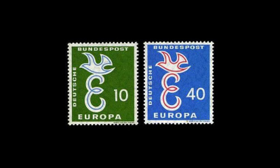 Saksa 295-6 ** Europa (1958)