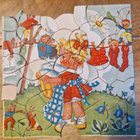 Palapeli vintage 1950-1960-luvulta. Alkuperäinen laatikko - pikkukuva 3