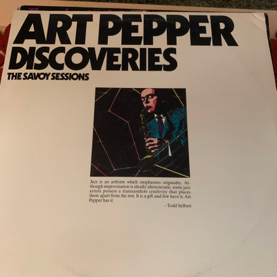 ART PEPPER: Discoveries - The Savoy Sessions * USA 1977