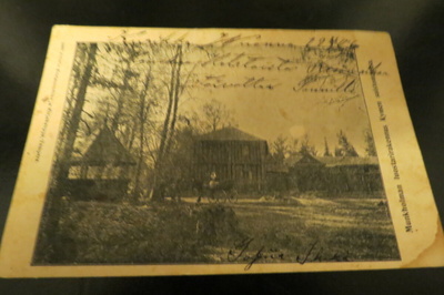 MUNKHOLMAN LUOSTARIRAKENNUS 1906 KULKENUT KORTTI