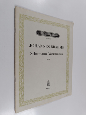 Johannes Brahms : Variationen : uber ein Thema von Robert...